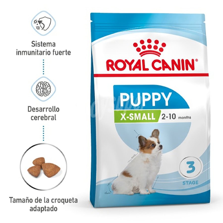 Puppy x-small pienso para perros cachorros minis