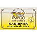 Sardinas en aceite de oliva 3-5 piezas