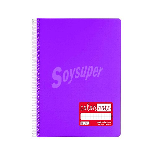 Cuaderno A4 cuadrícula de 4mm 80 hojas de y de en el interior, grafoplas