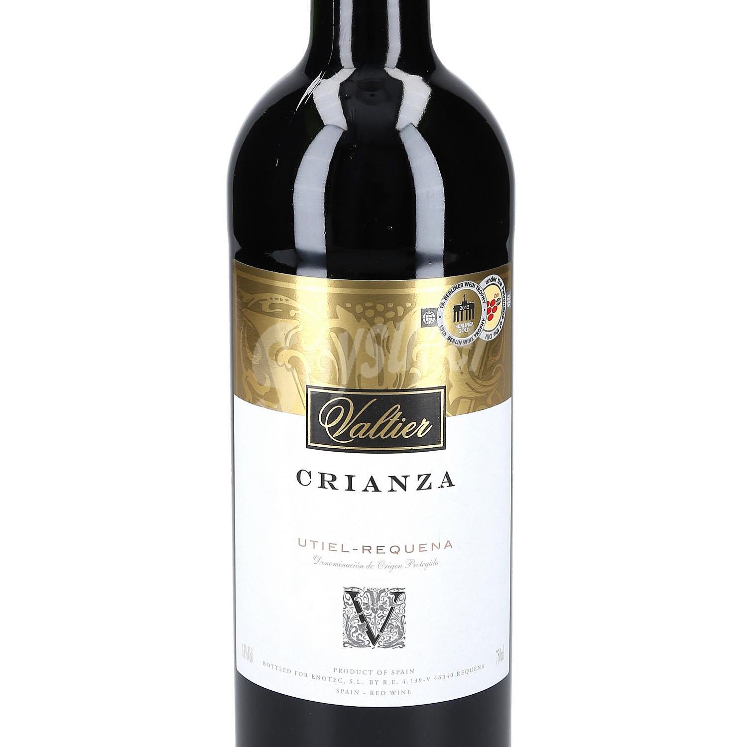 Vino tinto crianza Valtier D.O. Utiel - Requena