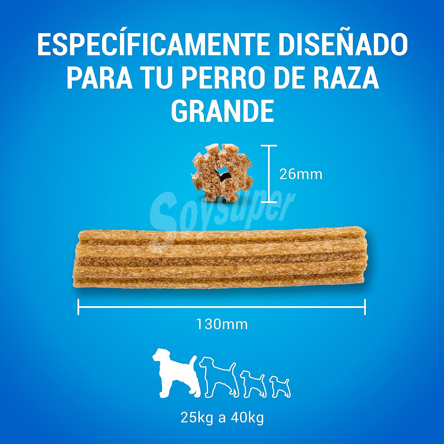 Snacks dental para perro grande Purina Dentalife