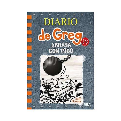 Diario de Greg 14: arrasa con todo, jeff kinney. Género: infantil. Editorial Molino