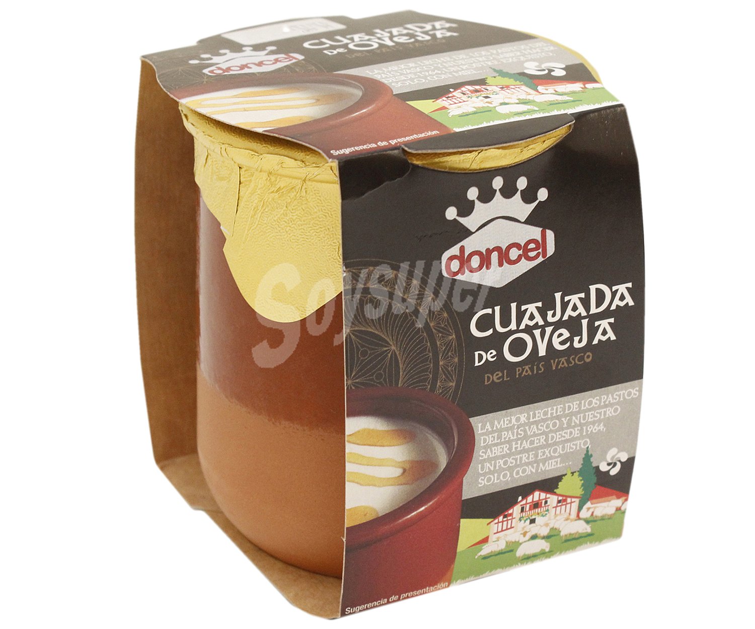 Cuajada de oveja del pais vasco