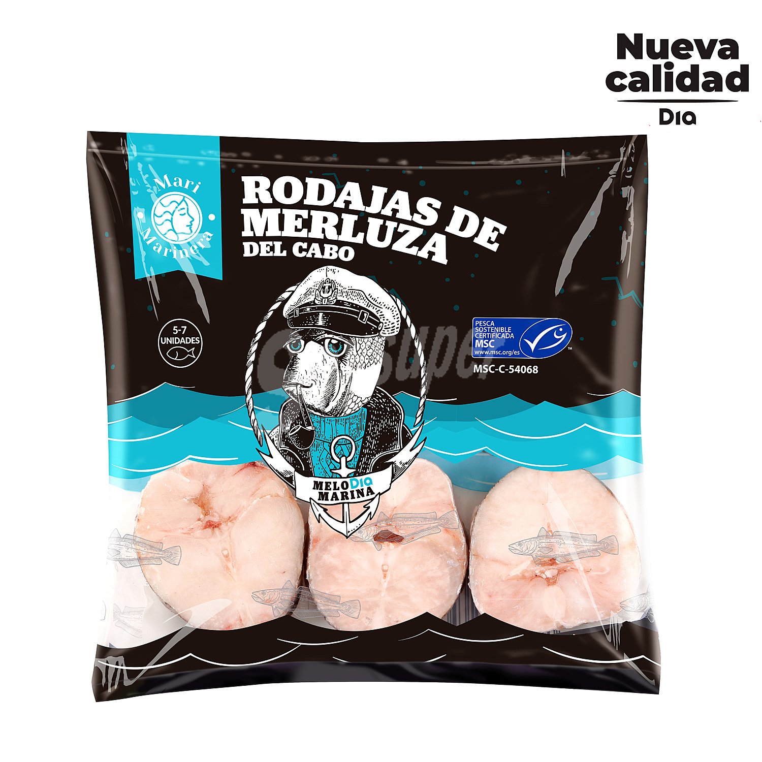 Rodajas de merluza del cabo MSC Mari Marinera