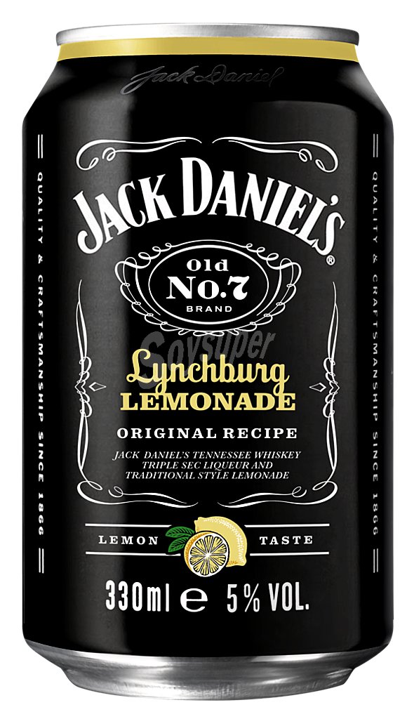 Jack daniel's Combinado de Tennessee Whiskey triple seco con limonada tradicional jack daniel´s Lynchburg