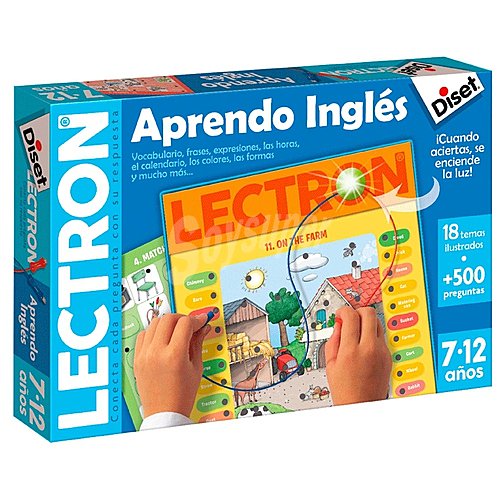 Juego educativo infantil, conecta preguntas y respuestas Lectrón, diset