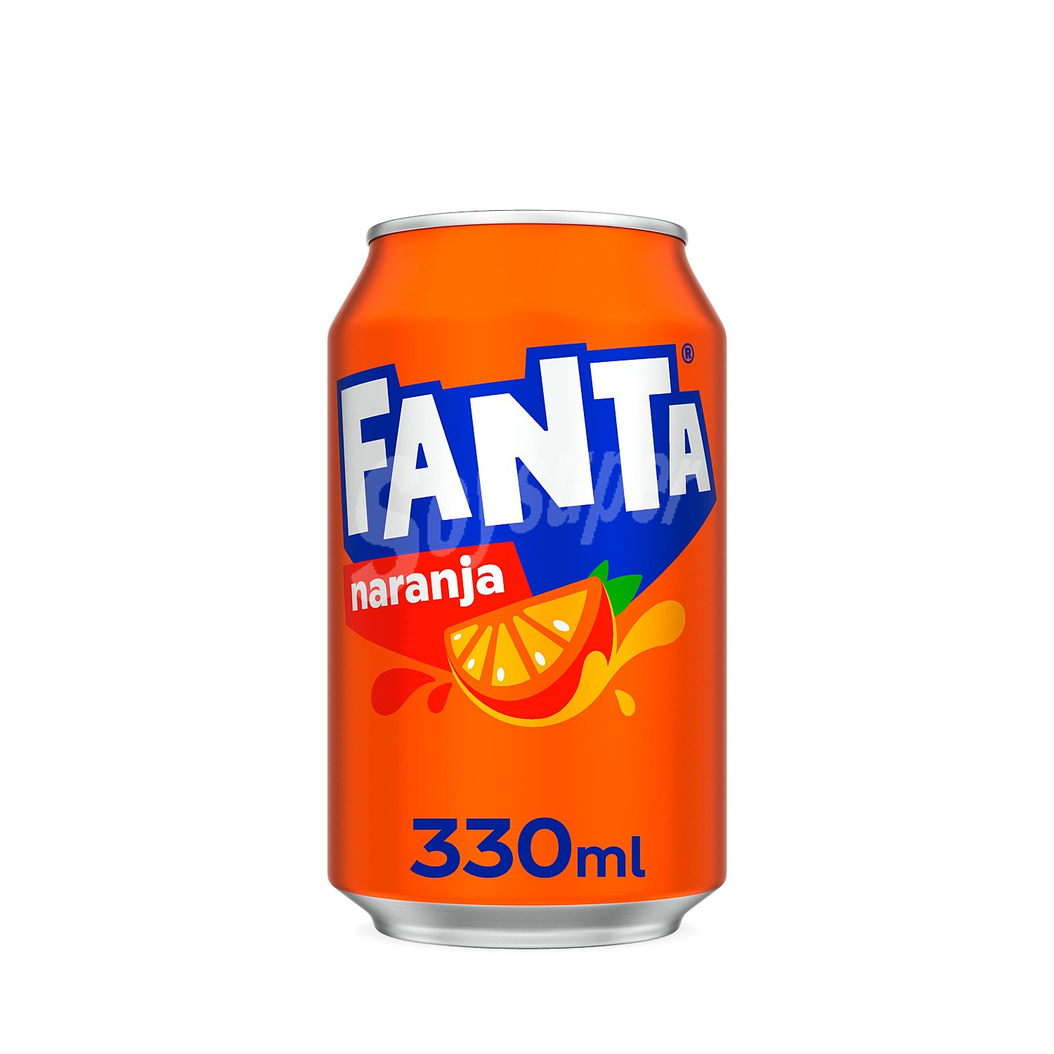 Refresco de naranja fanta