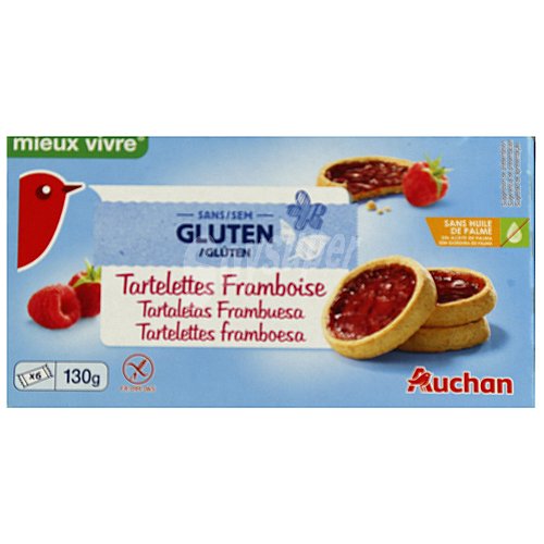 Producto alcampo Tartaletas de frambuesa sin gluten producto alcmapo