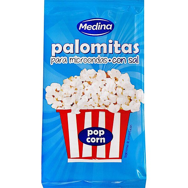 Palomitas para microondas con sal