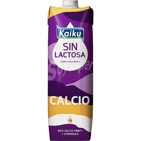 Leche semidesnatada enriquecida con calcio + Vitamina D envase 1 L