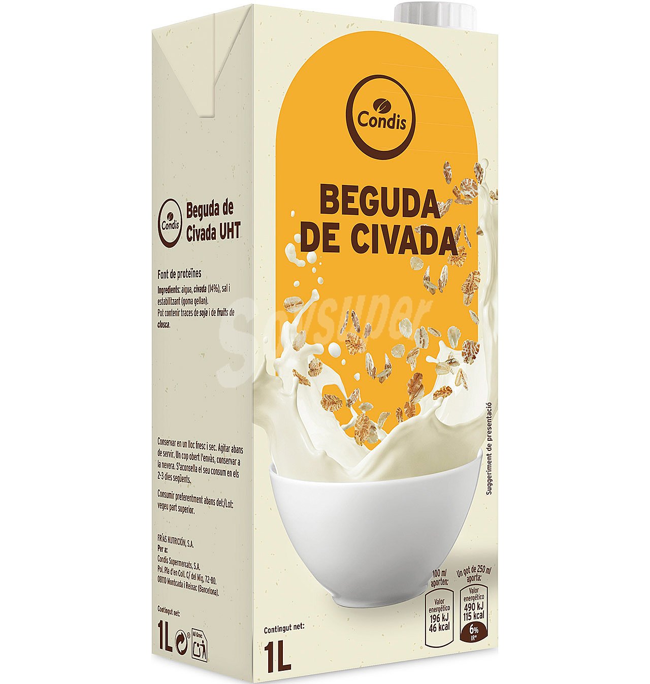 Bebida condis avena