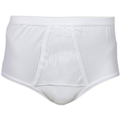 Calzoncillo braslip de algodón abanderado 335, color blanco, talla 52