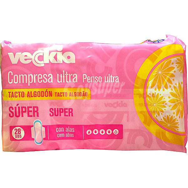 Compresa ultra con alas tacto algodón super