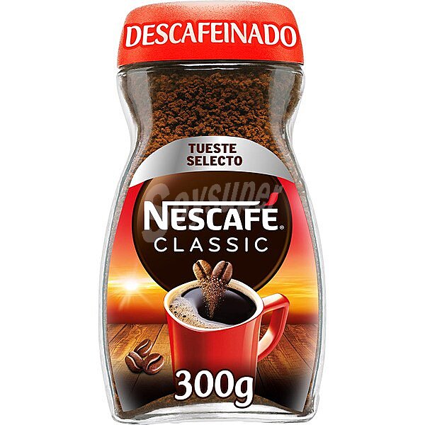 Café soluble descafeinado classic Nescafé