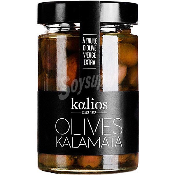 Aceitunas kalamata en aceite de oliva Peloponeso Grecia