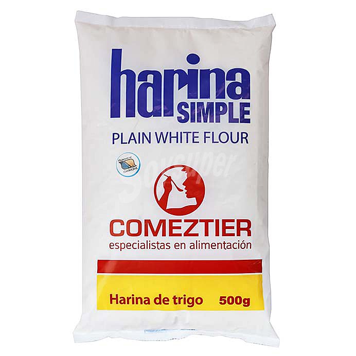 Harina de trigo simple