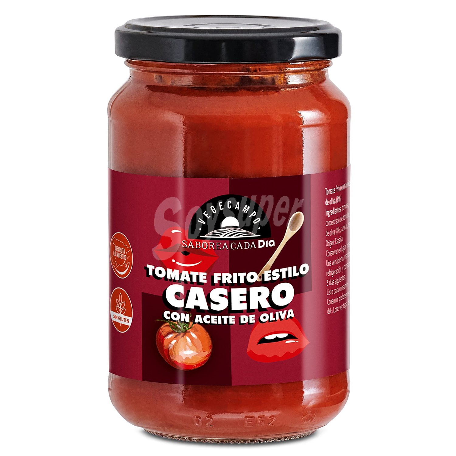 Tomate frito casero Vegecampo