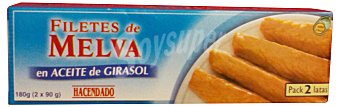 Filetes de melva en aceite de girasol