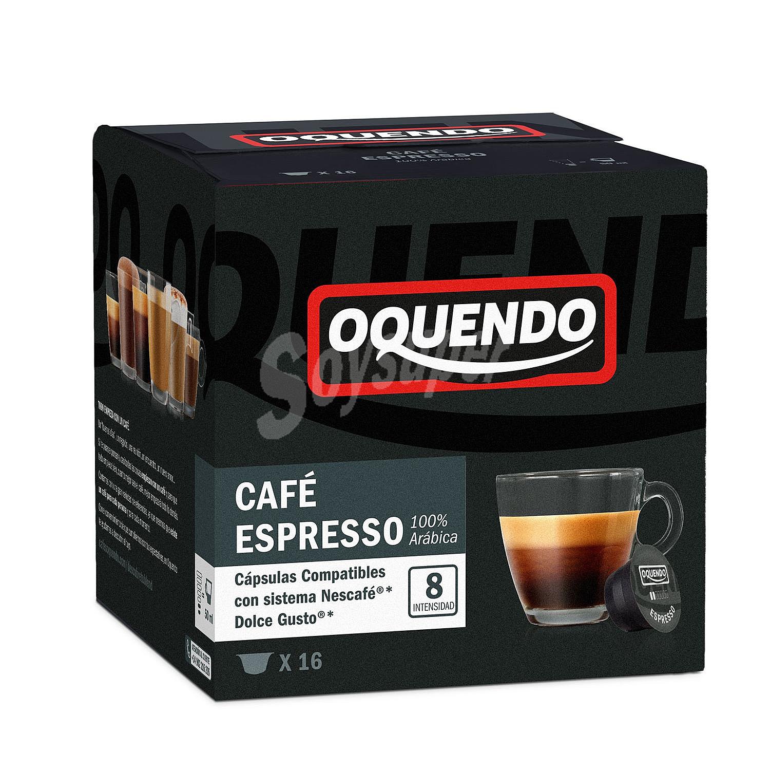 Café espresso en cápsulas Oquendo