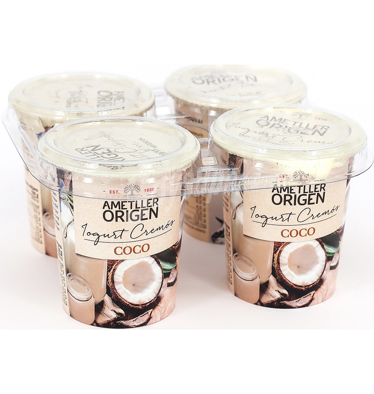 Yogur coco cremoso