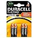 Pila alcalina Plus Power LR03 (aaa) duracell