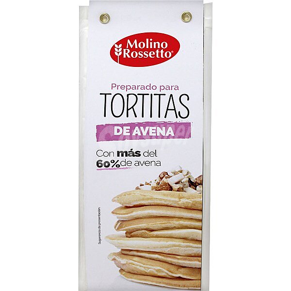 Preparado para tortitas de avena rossetto