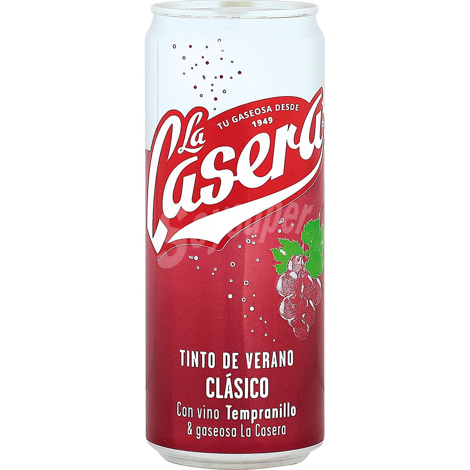 Tinto de verano clásico (con gaseosa La Casera) LA casera