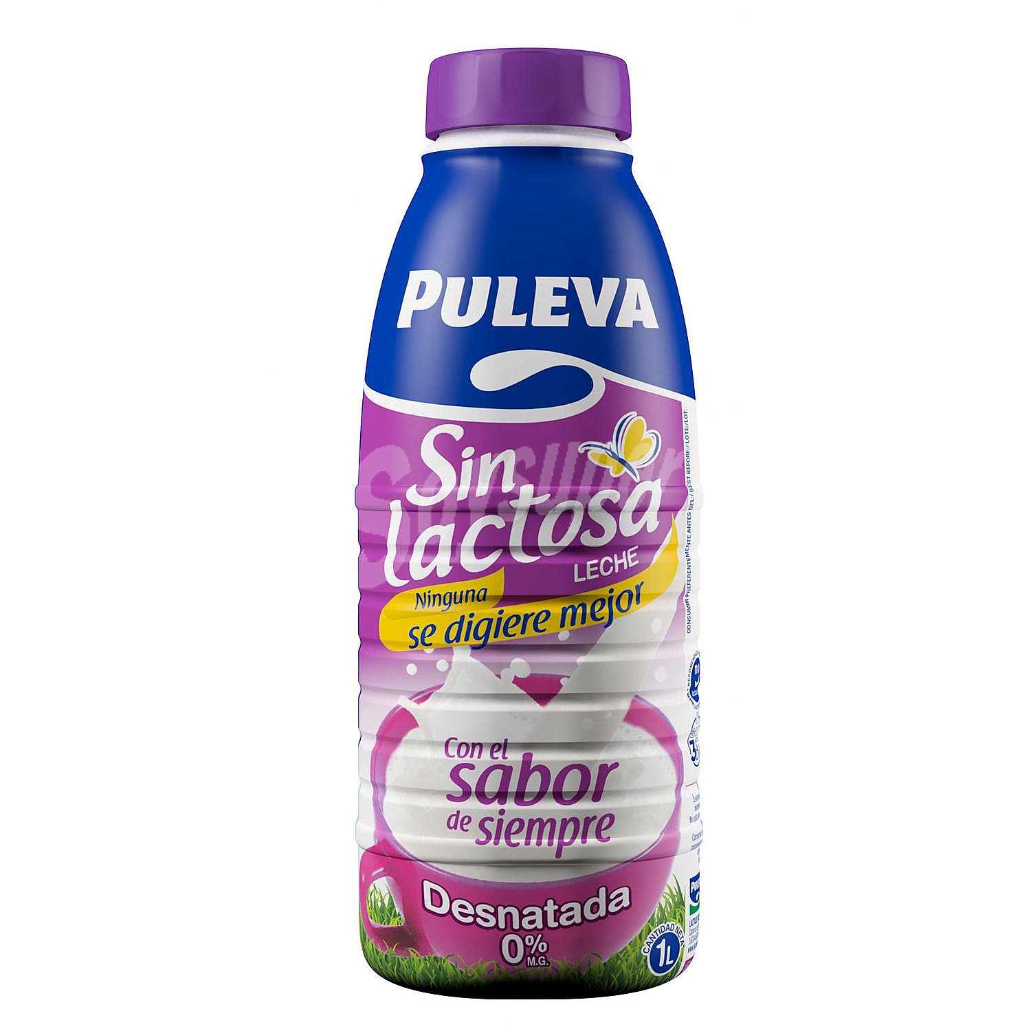 Leche desnatada 0% MG Puleva sin gluten sin lactosa