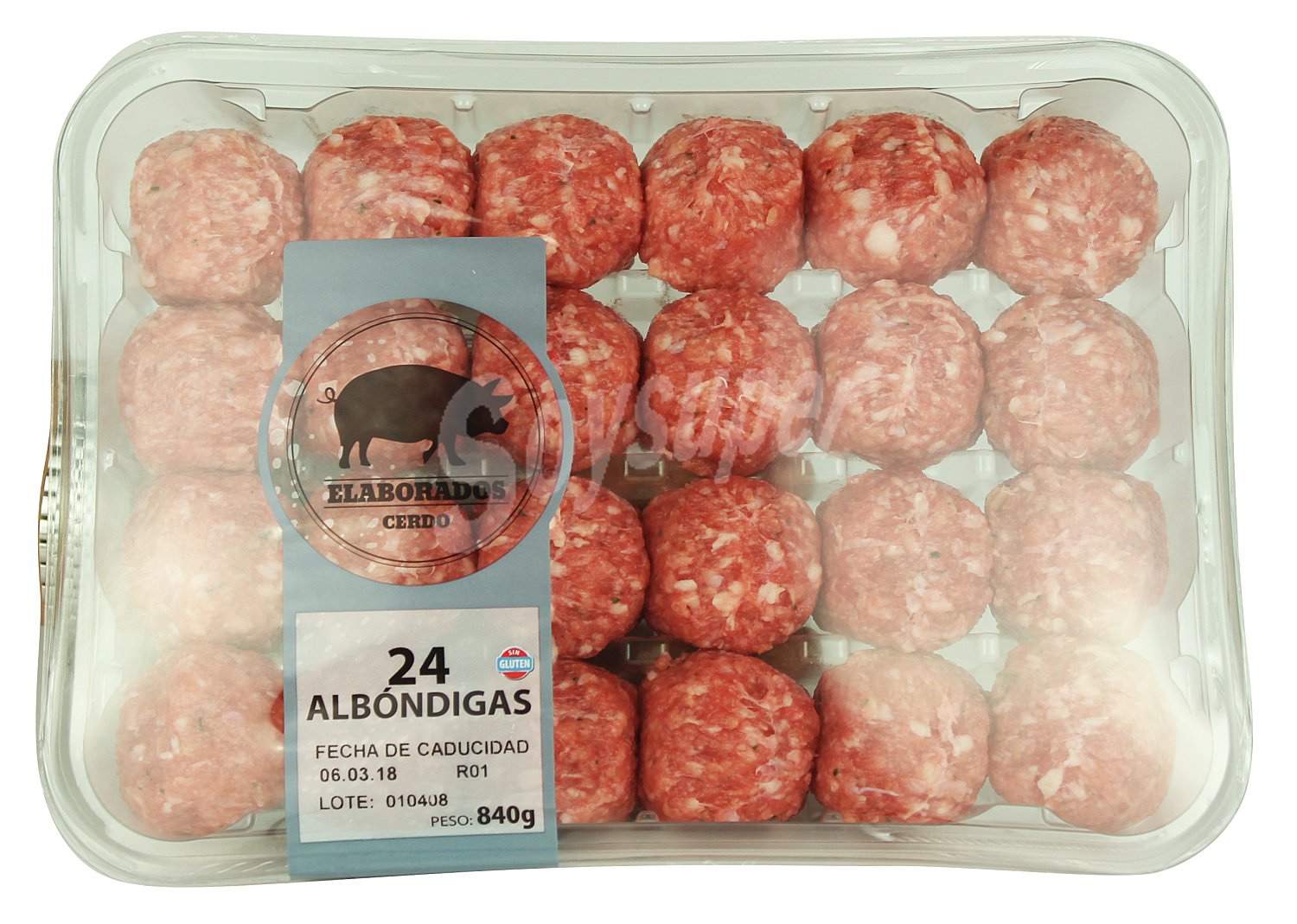 Albondigas cerdo fresco