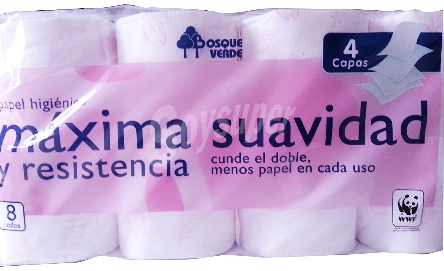 Papel higienico suave 4 capas