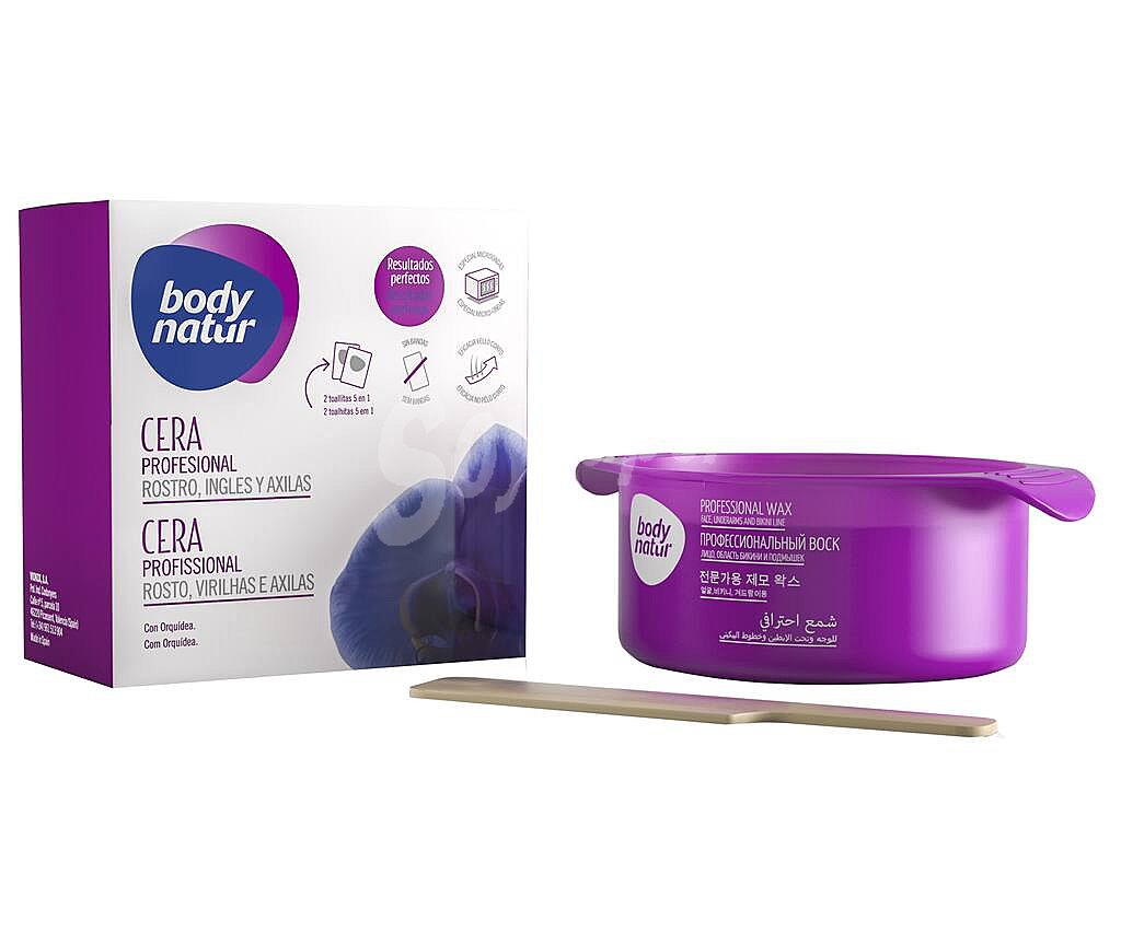 Cera especial microondas, para rostro, ingles y axilas