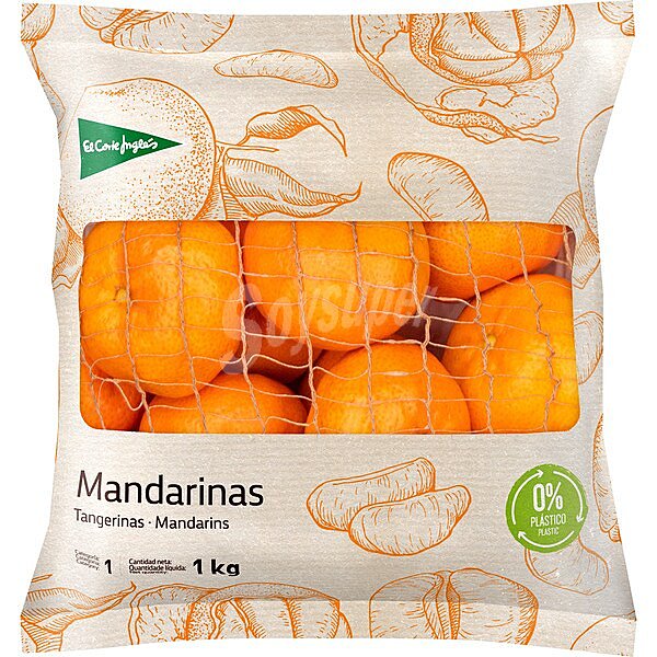 Mandarina zero plástico