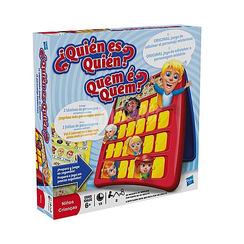 Juego de mesa ¿quién es Quién?, 2 jugadores hasbro