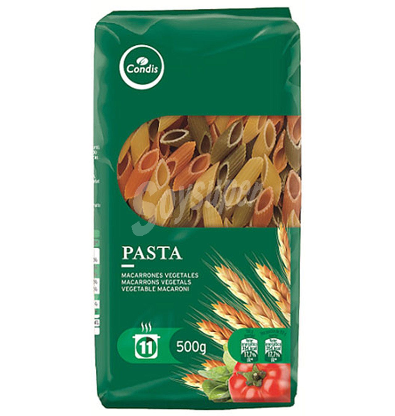 Pasta condis vegetal macarrone