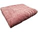 Toalla de baño 100% algodón 600g/m² color rosa actuel.