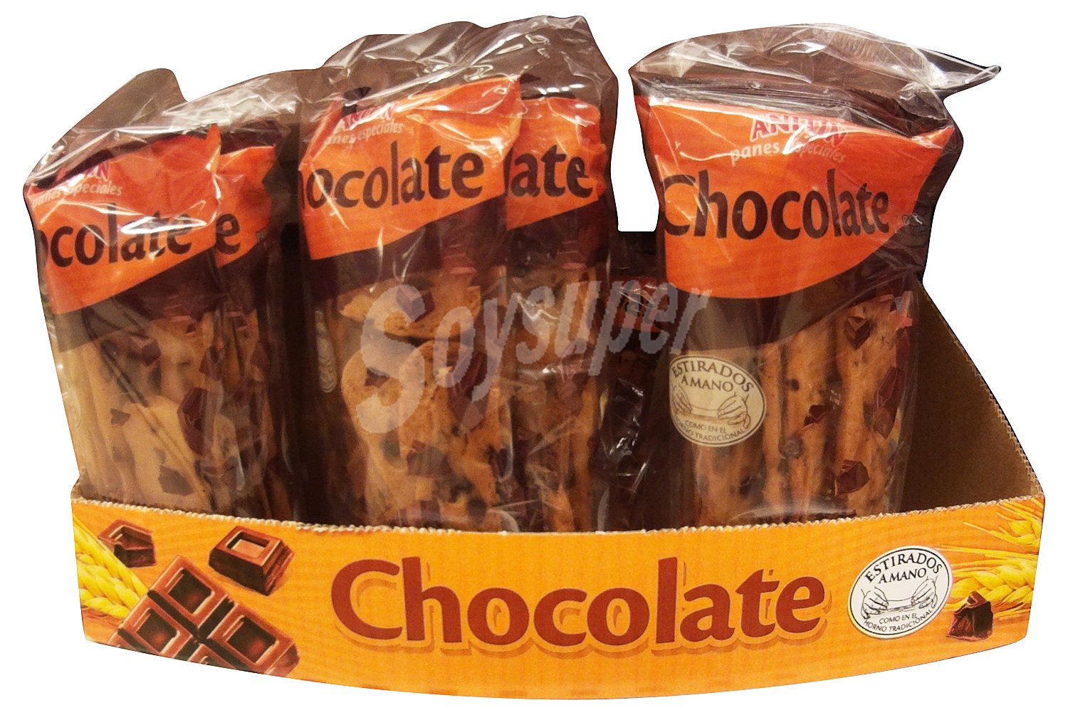 Rosquilletas planas chocolate (snack)