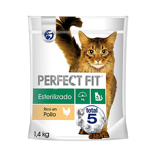 Perfect FIT Alimento seco para gatos esterilizados, rico en pollo perfect FIT