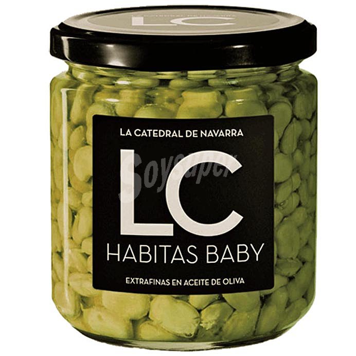 Habitas baby extrafinas en aceite de oliva