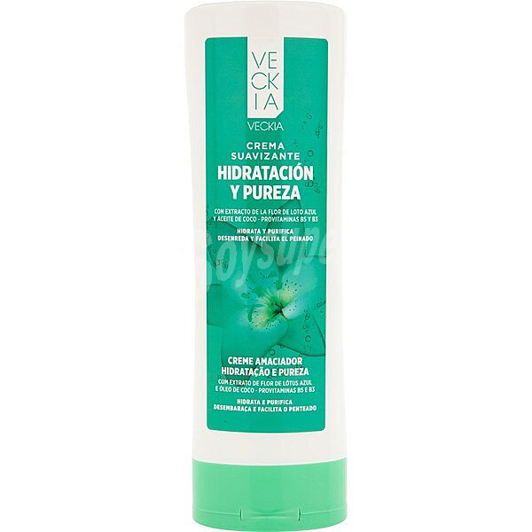 Crema suavizante clásica con extracto de manzanilla aloe vera y flor de la pasión frasco 300 ml para cabello normal