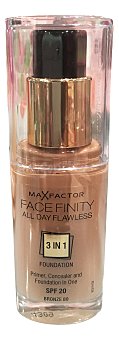 Base de maquillaje face finity 3 en 1 SPF 20 - 80 bronze Max Factor