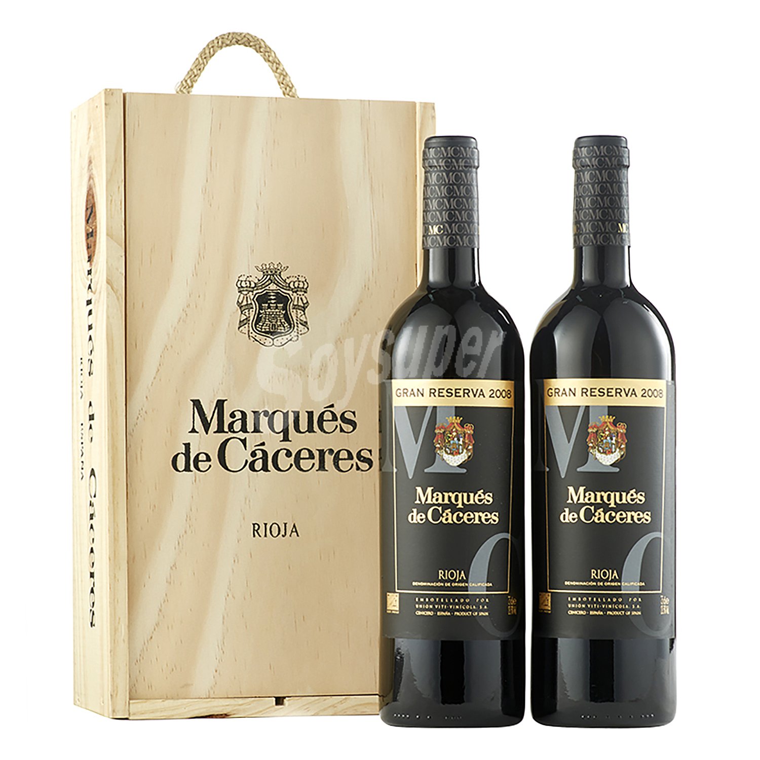 Estuche 2 Bot. Marqués De Cáceres Tinto Gran Reserva 2014