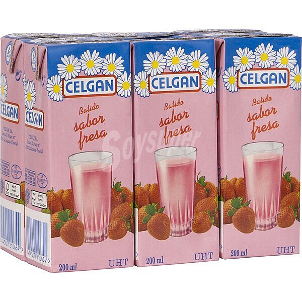 Batido de fresa UHT