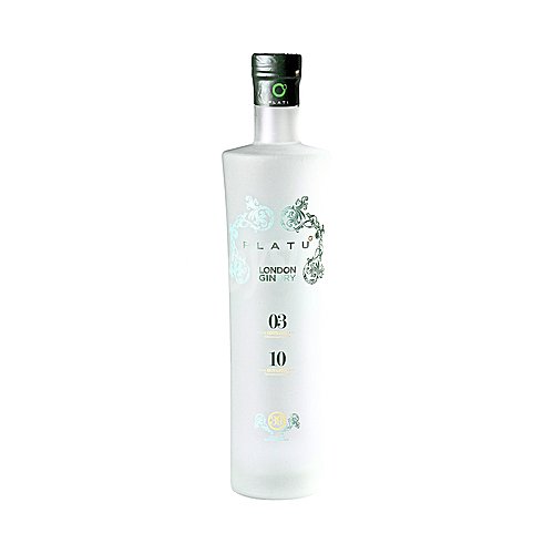 Platu Ginebra tipo London Dry Gin, elaborada en Galicia platu