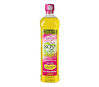 LA española Aceite de girasol y soja con Omega 3 LA española SOY plus