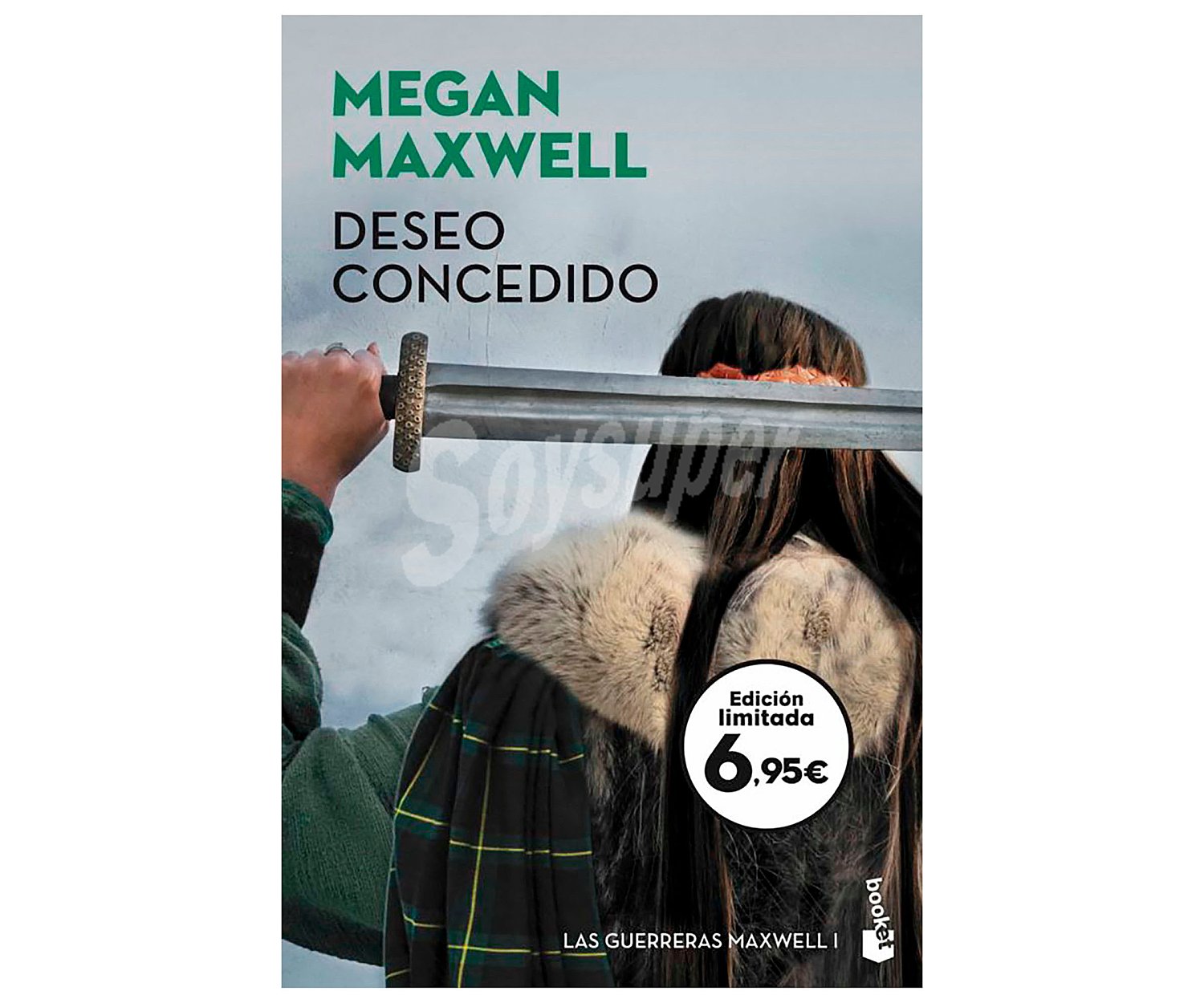 Las guerreras Maxwell 1: Deseo concedido, megan maxwell, libro de bolsillo. Género: romántica. Editorial Booket.