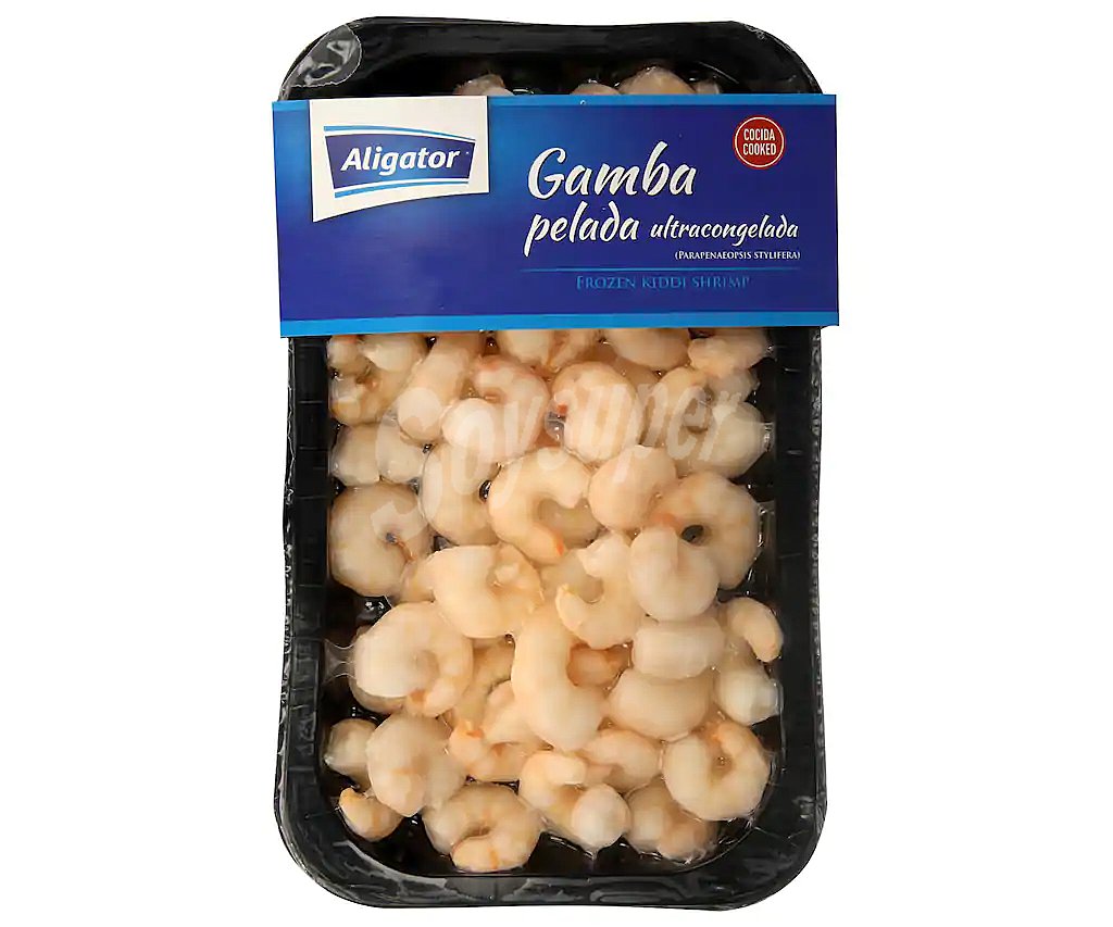 Gamba pelada y cocida 60/80, ultracongelada