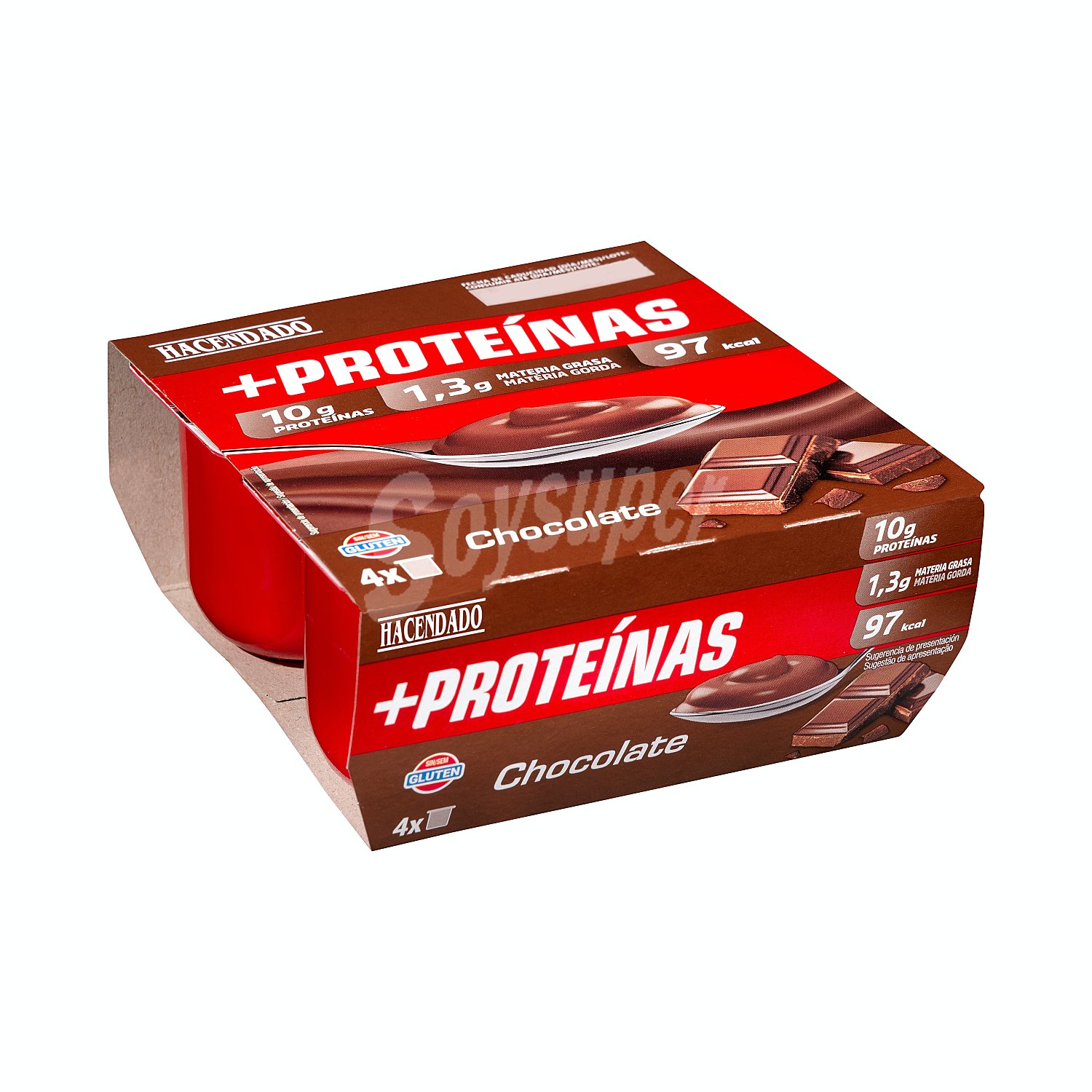 Postre lácteo desnatado chocolate + proteínas