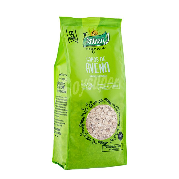 Copos de avena integral de agricultura ecológica