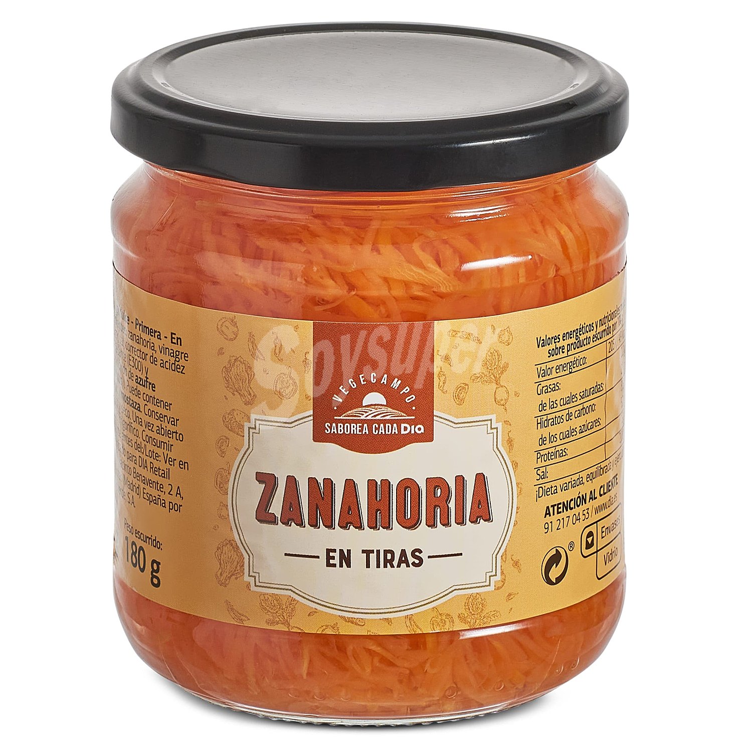 Zanahoria en tiras Vegecampo