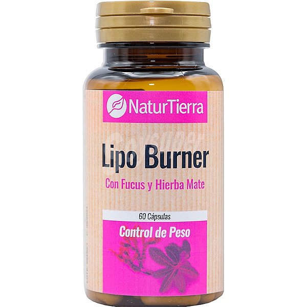 Lipo Burner con fucus y hierba mate control de ápsulas